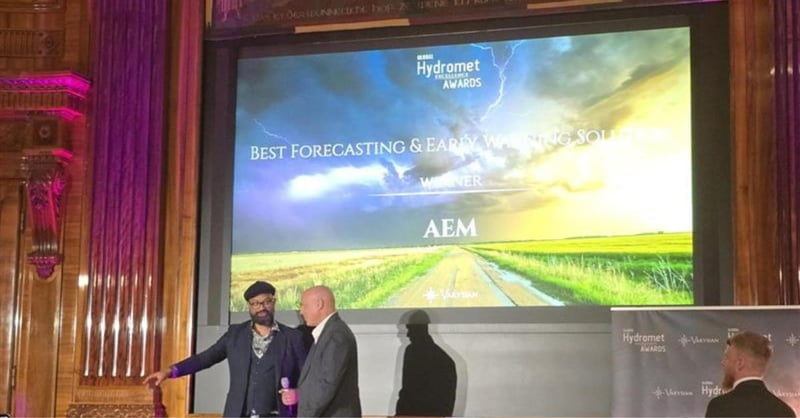 AEM acepts global hydromet award