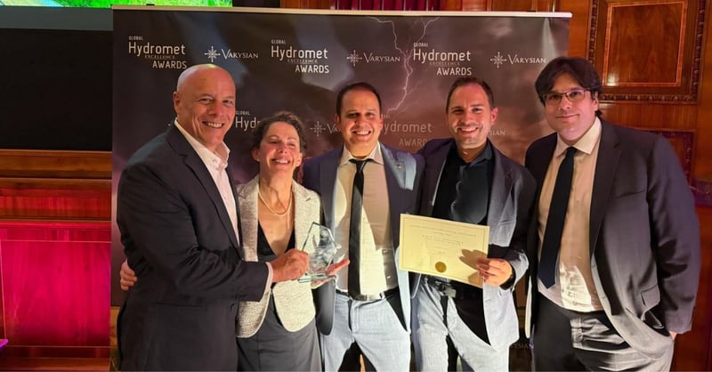 AEM team holds global hydromet award