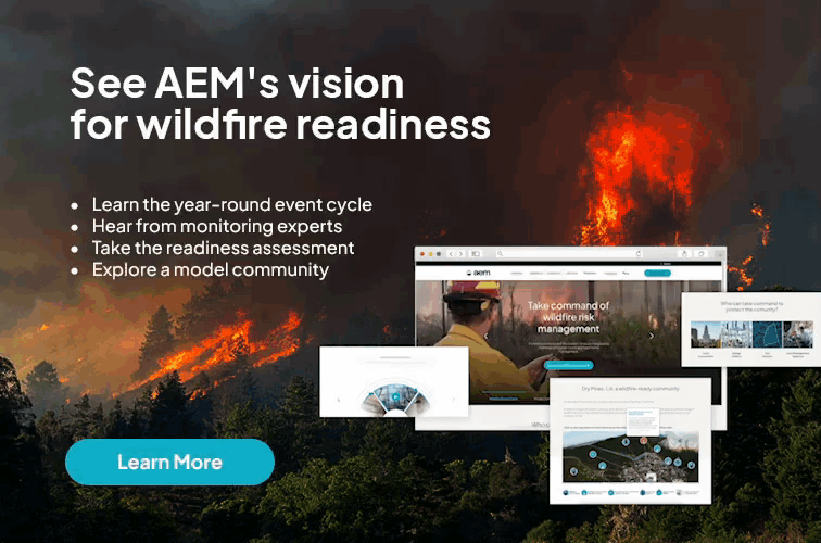 AEM's wildfire readiness vision - see it now!