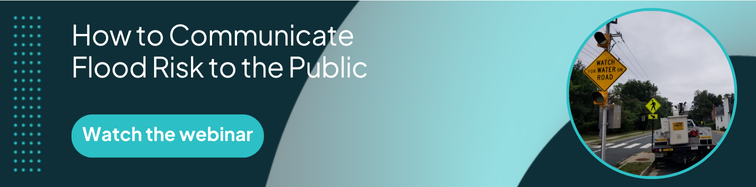 how to communicate flood risk banner